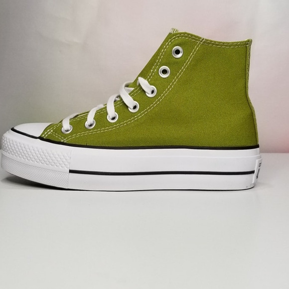 Converse CTAS Women Canvas Lift Hi Top Sneakers Size 5.5 Forrest A08286F NWT - Picture 4 of 8